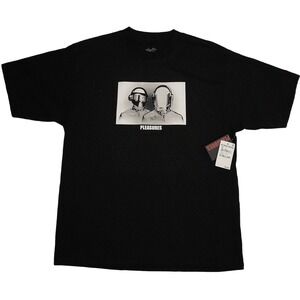PLEASURES x Daft Punk NWT T-Shirt Size M Inverted 2025 Collaboration Streetwear